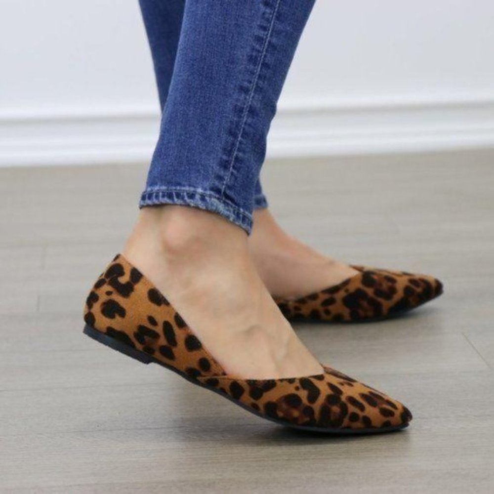 Leopard Print Women's Loafers